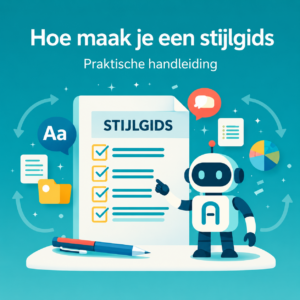 Praktische handleiding voor het maken van je eigen stijlgids